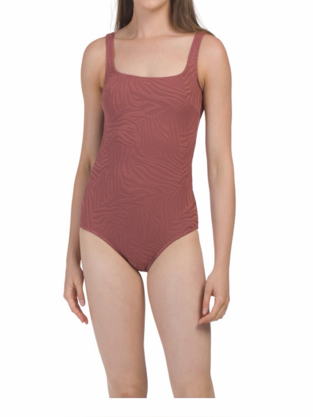 Textured  One-Piece Swimsuit